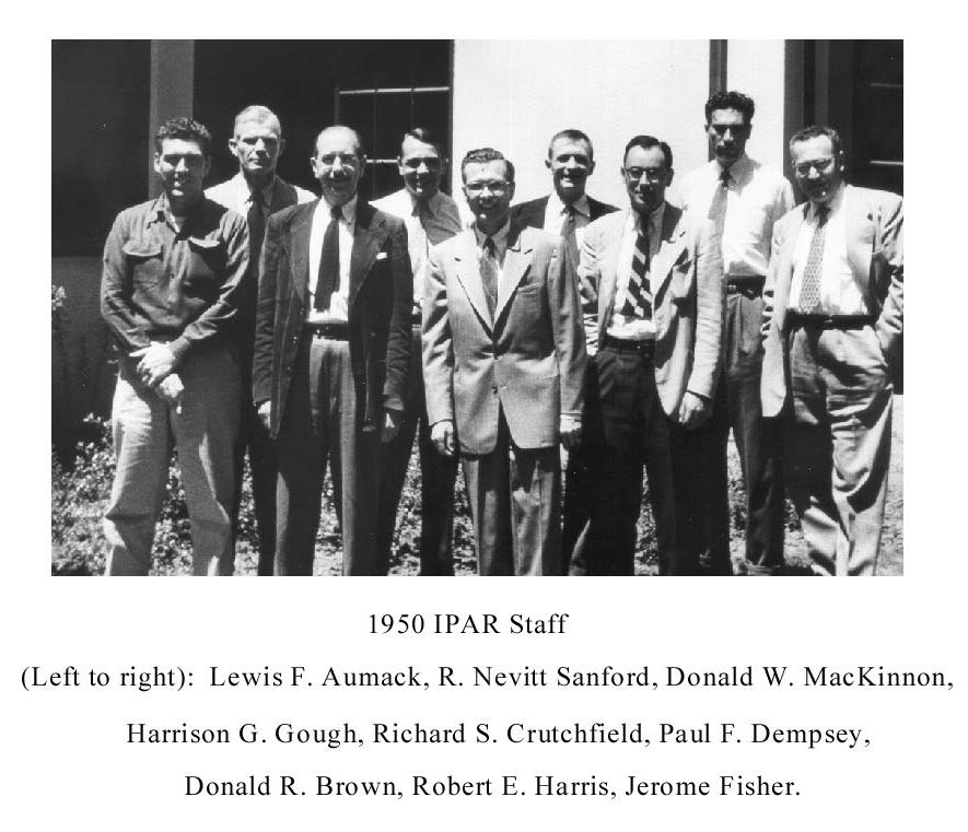IPAR Staff in 1950